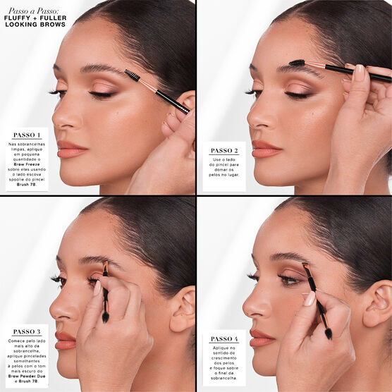 BROW KIT FLUFFY & FULL - DARK BROWN